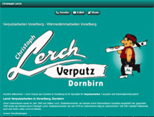 Tablet Screenshot of lerch-verputz.at